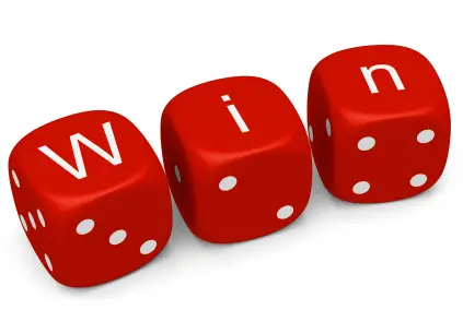 istock winning dice