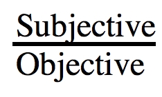 subjective vs objective 95