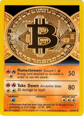 The Bitcoin Bubble: A $6,000 Pokémon Card 