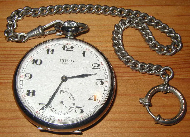 Pocket watch with chain