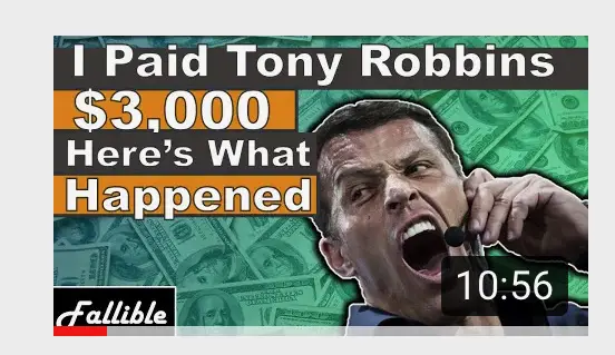 This Options Trader Paid $3,000 To See Tony Robbins