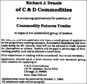Richard Dennis&#8217; Rules For the Turtle Traders