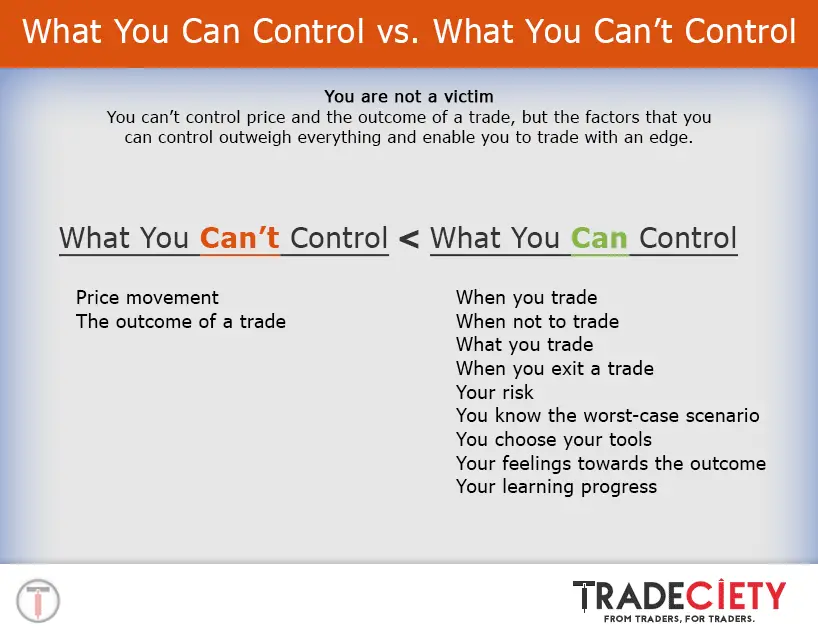 12 Things A Trader Can Control