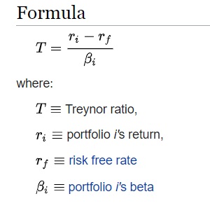 Treynor Ratio