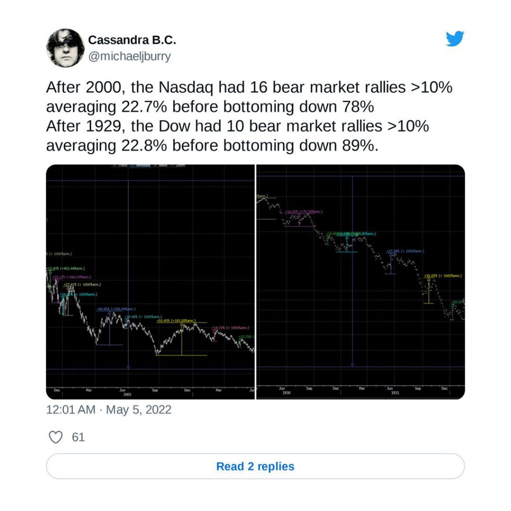 Michael Burry&#8217;s Warning for the 2022 Stock Market Crash