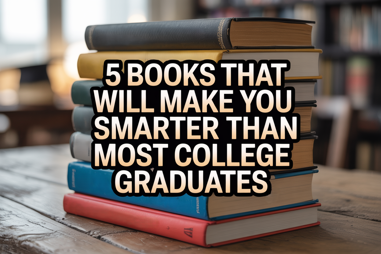 5 Books That Will Make You Smarter Than Most College Graduates