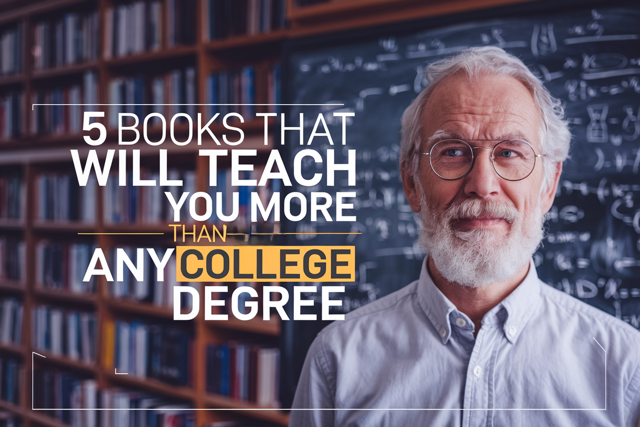 5 Books That Will Teach You More Than Any College Degree