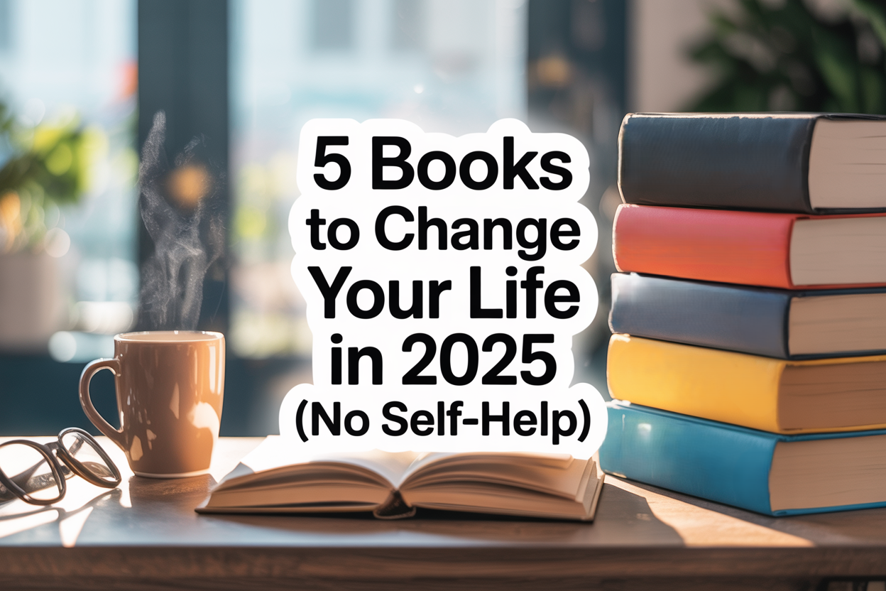 5 Books to Change Your Life in 2025 (No Self-Help)