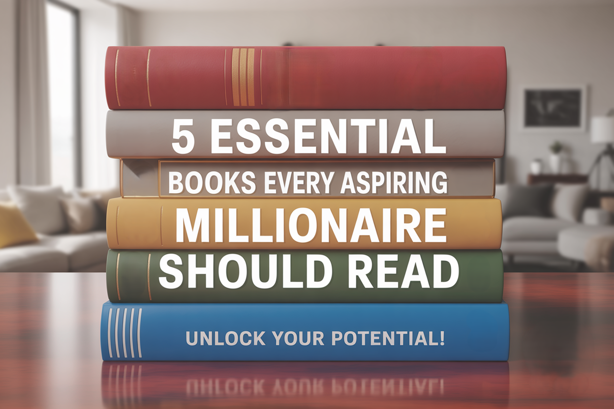 5 Essential Books Every Aspiring Millionaire Should Read