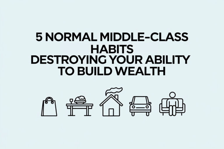 Normal Class Life 5 Normal Middle-Class Habits Destroying Your Ability to Build Wealth ...