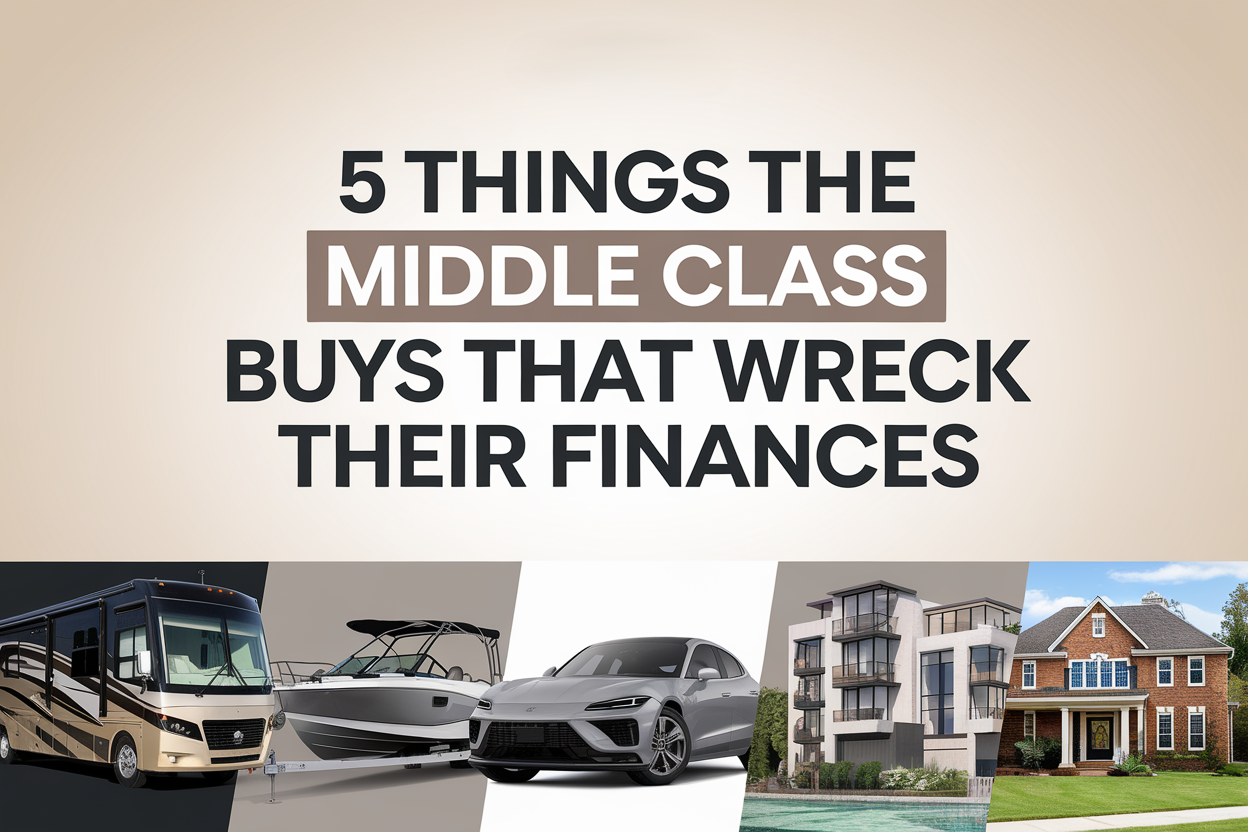 5 Worst Things That the Middle Class Buys That Destroy Their Finances