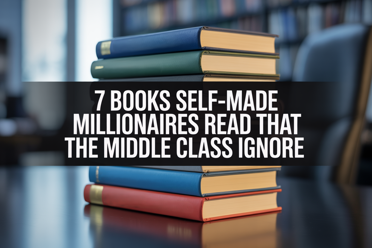 7 Books Self-Made Millionaires Read That The Middle Class Ignore at Their Peril