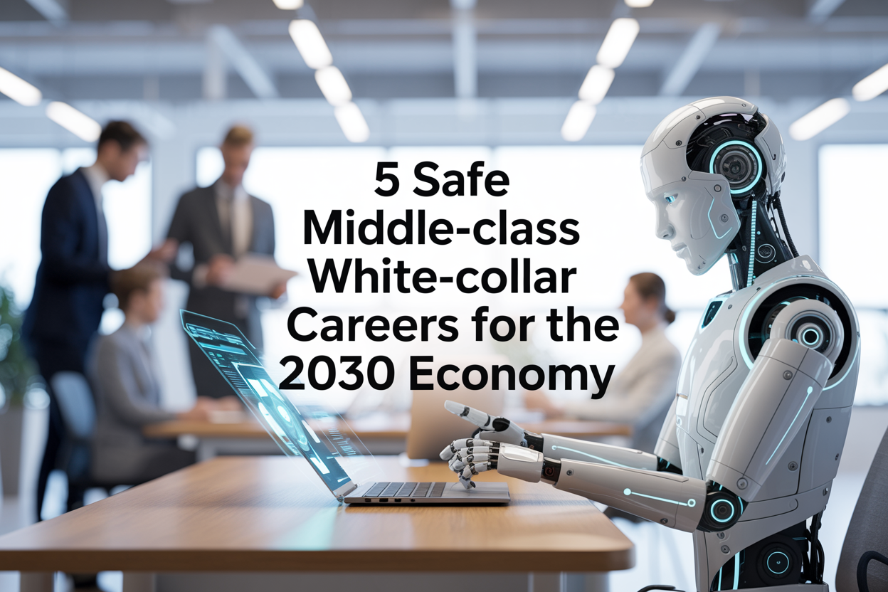 Don’t Let AI Take Your Middle-Class Job: 5 Safe White-Collar Careers for the 2030 Economy