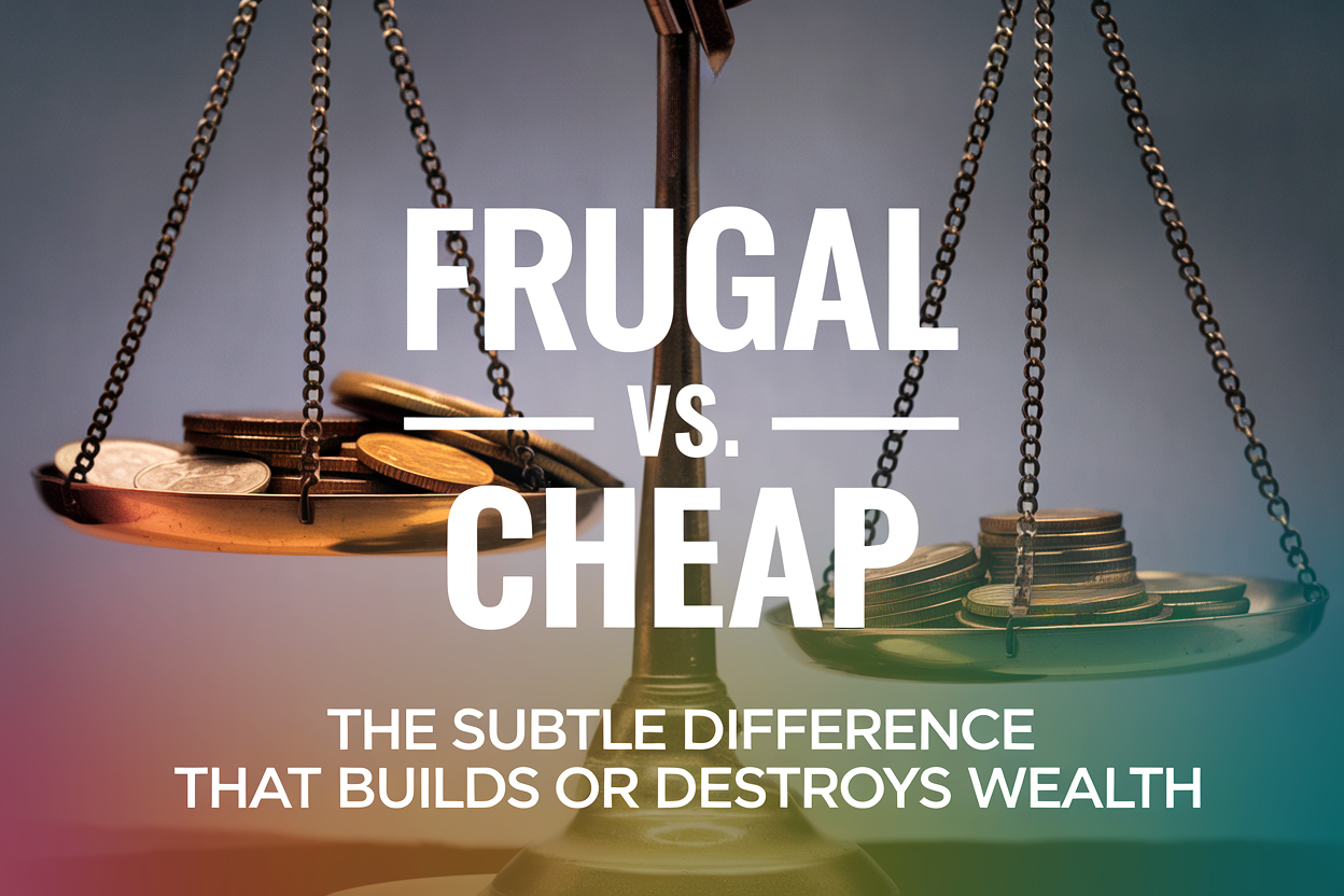 Frugal vs. Cheap: The Subtle Difference That Builds or Destroys Wealth