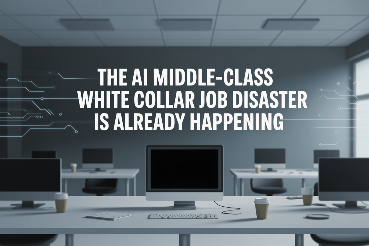 How AI is Causing a Middle-Class White Collar Job Disaster in 2025