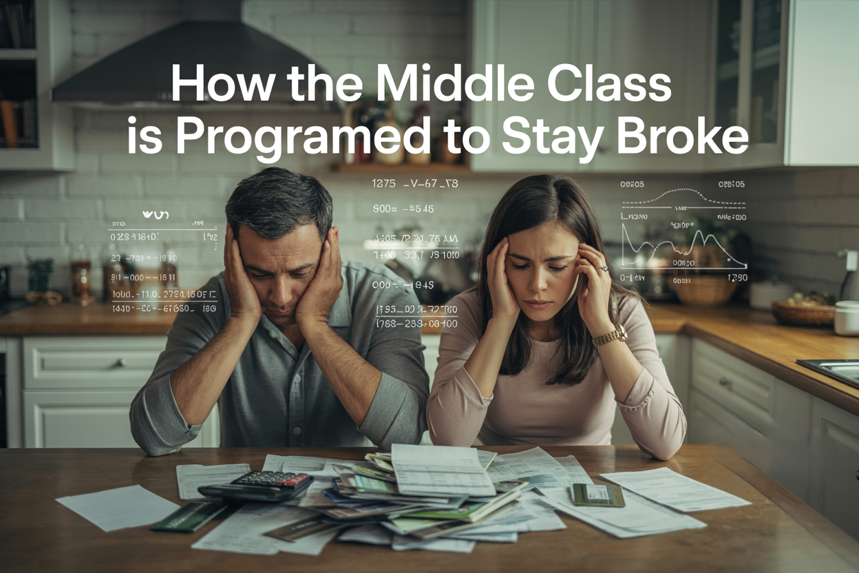 How the Middle Class Is Programmed to Stay Broke, According to Math
