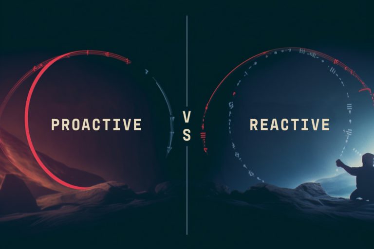 Proactive vs Reactive (Be Proactive) New Trader U