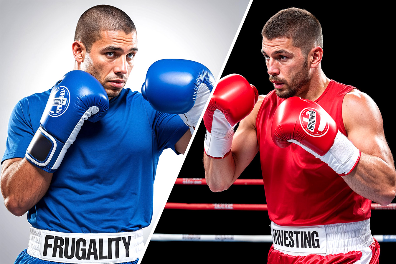 Wealth-Building Showdown- Does Frugality or Investing Lead to Riches Quicker