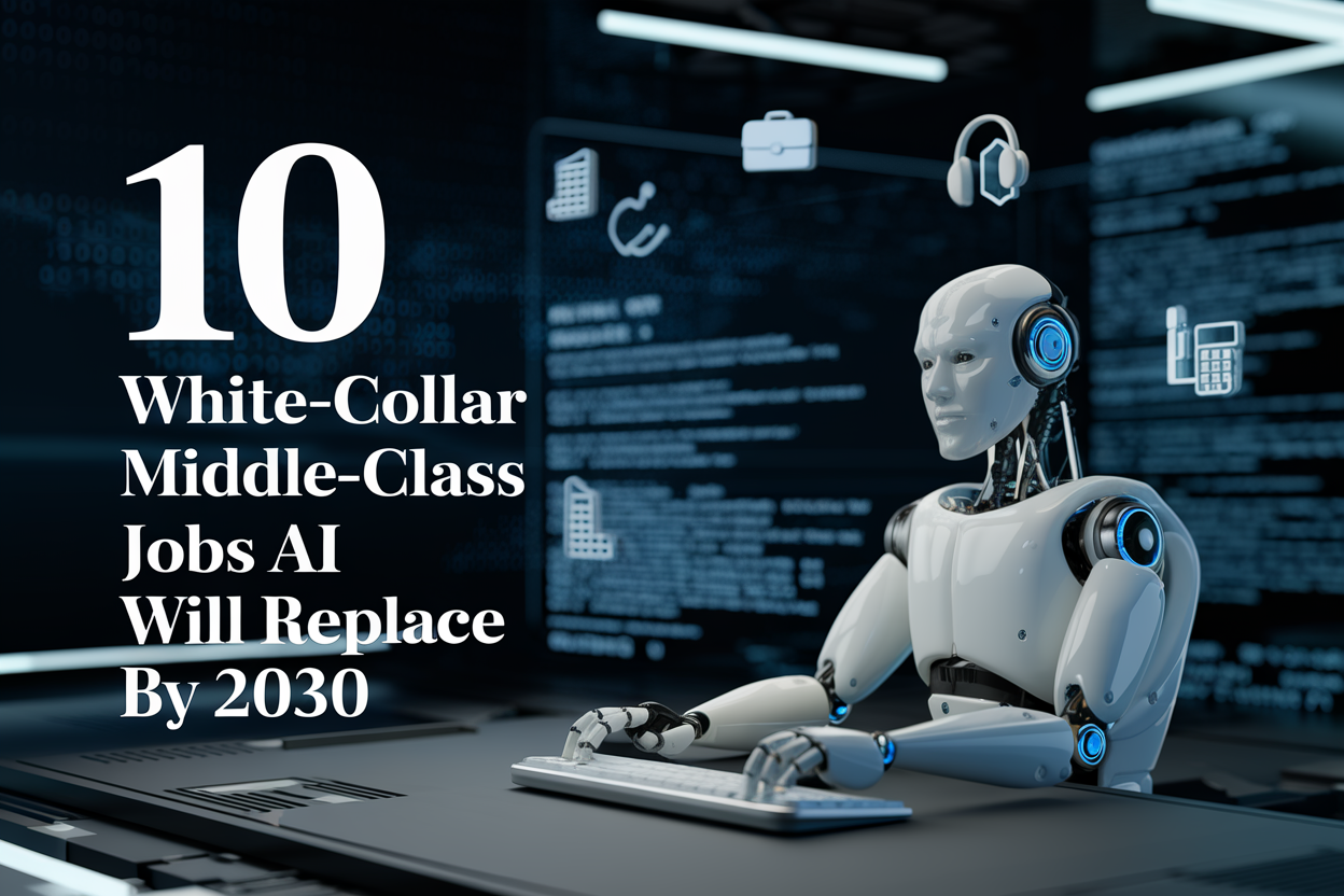 10 White-Collar Middle-Class Jobs AI Will Replace by 2030