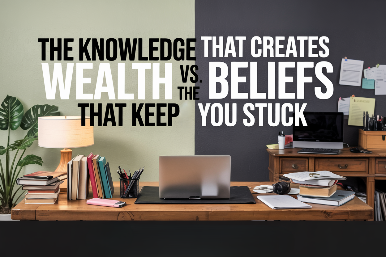 The Knowledge That Creates Wealth vs. The Beliefs That Keep You Stuck