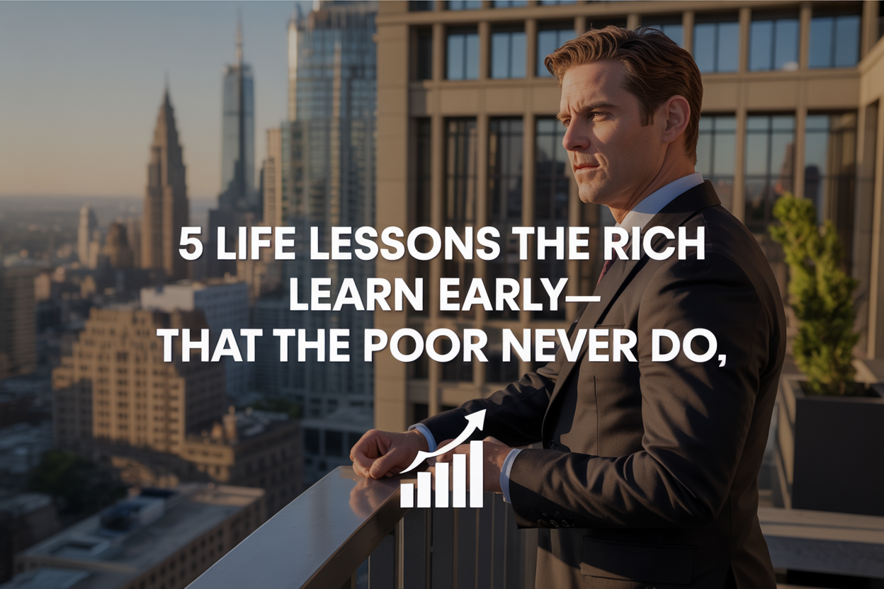 5 Life Lessons the Rich Learn Early—That the Poor Never Do