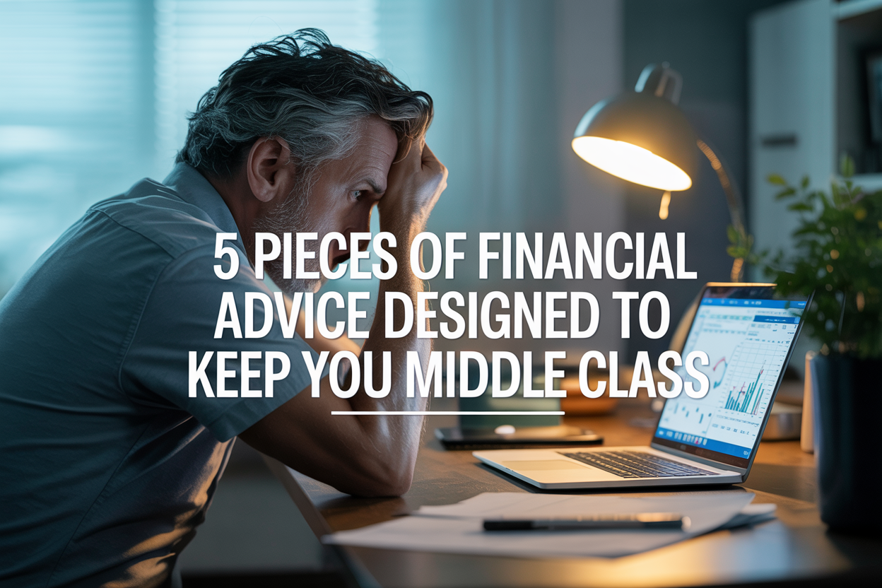 5 Pieces of Financial Advice That Are Designed to Keep You Middle-Class