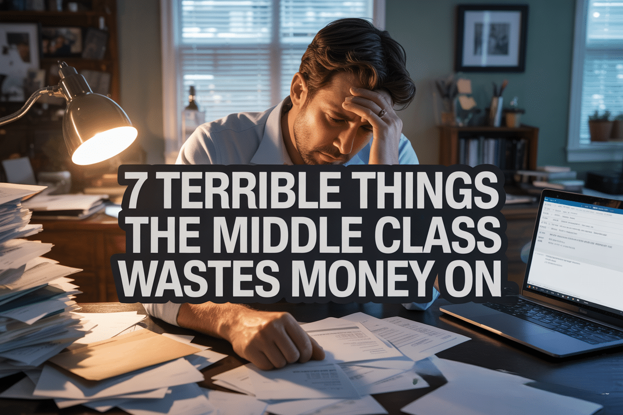 7 Terrible Things The Middle Class Wastes Money On According To Math