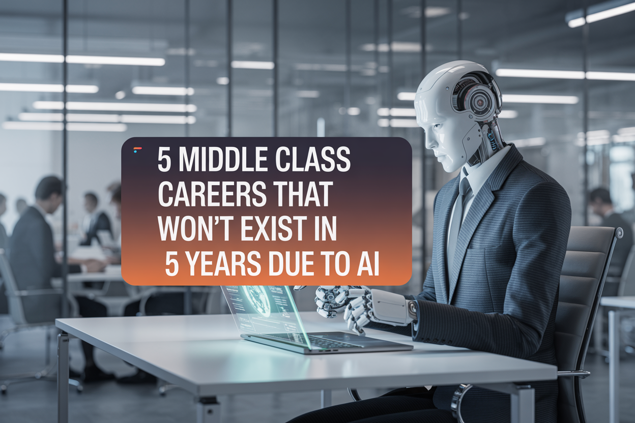 5 Middle Class Career Paths That Won’t Exist in 5 Years Due to the AI Revolution