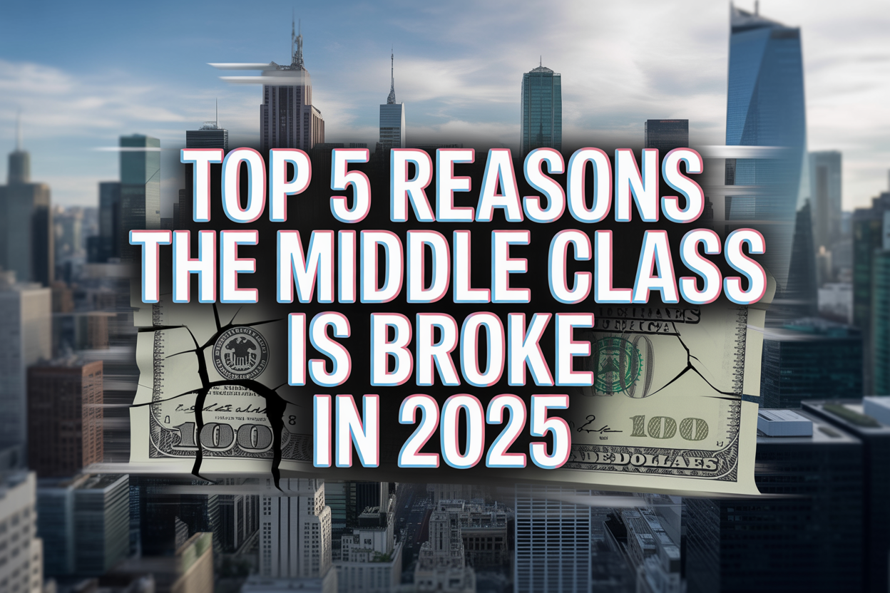 Top 5 Reasons the Middle Class Is Broke in 2025, According to Economics