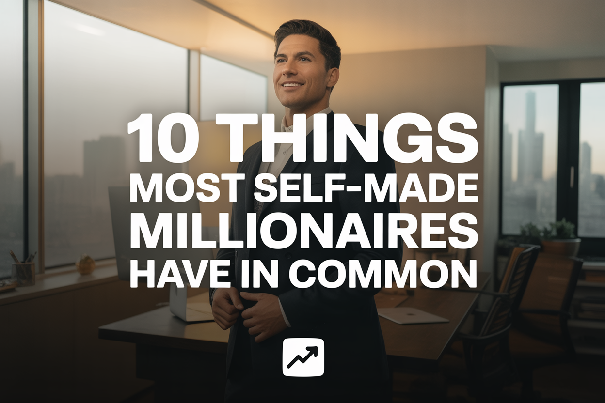 10 Things Most Self-Made Millionaires Have in Common, According to Research