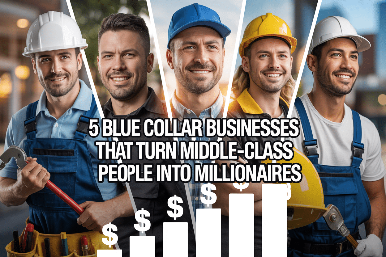 5 Blue Collar Businesses That Turn Middle-Class People into Millionaires