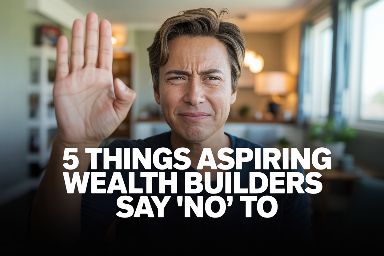 5 Things in Life You Should Always Say ‘No’ to if You Want to Be Build Wealth