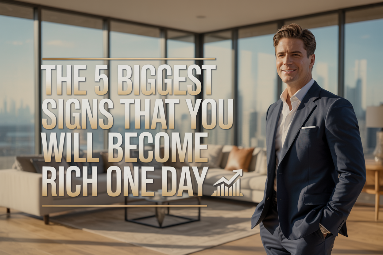The 5 Biggest Signs That You Will Become Rich One Day