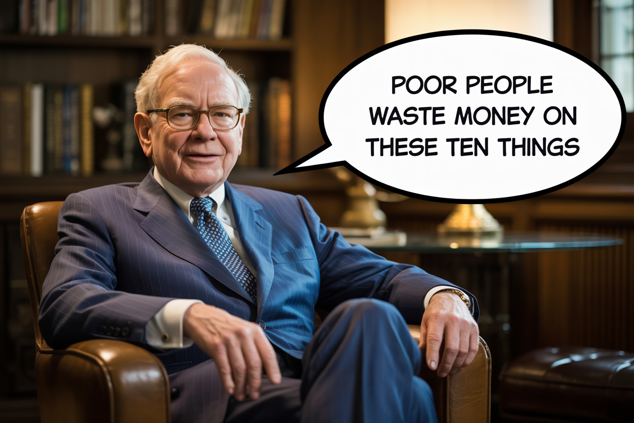 Warren Buffett: 10 Things Poor People Waste Money On