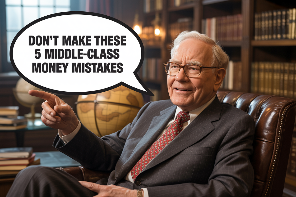 The Top 5 Middle-Class Money Mistakes According To Warren Buffett