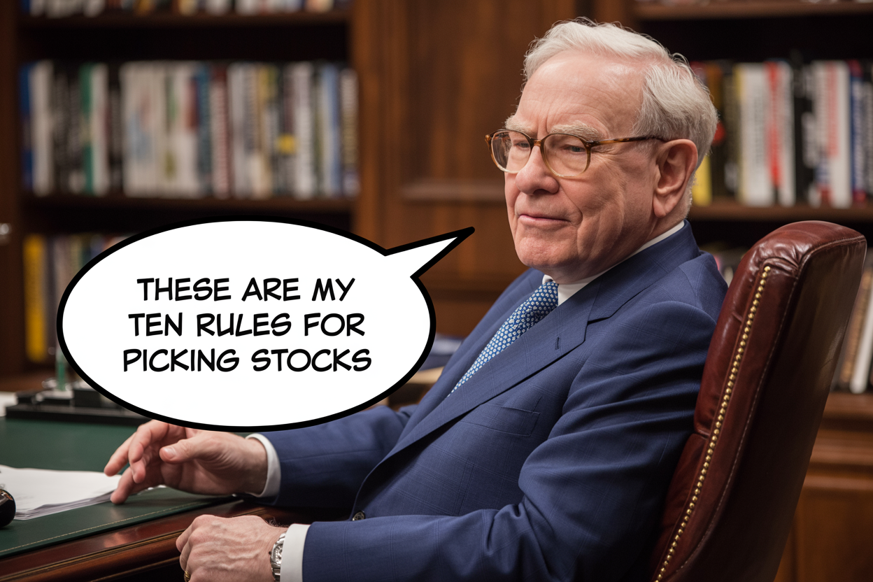 Warren Buffett's 10 Rules for Stock Picking