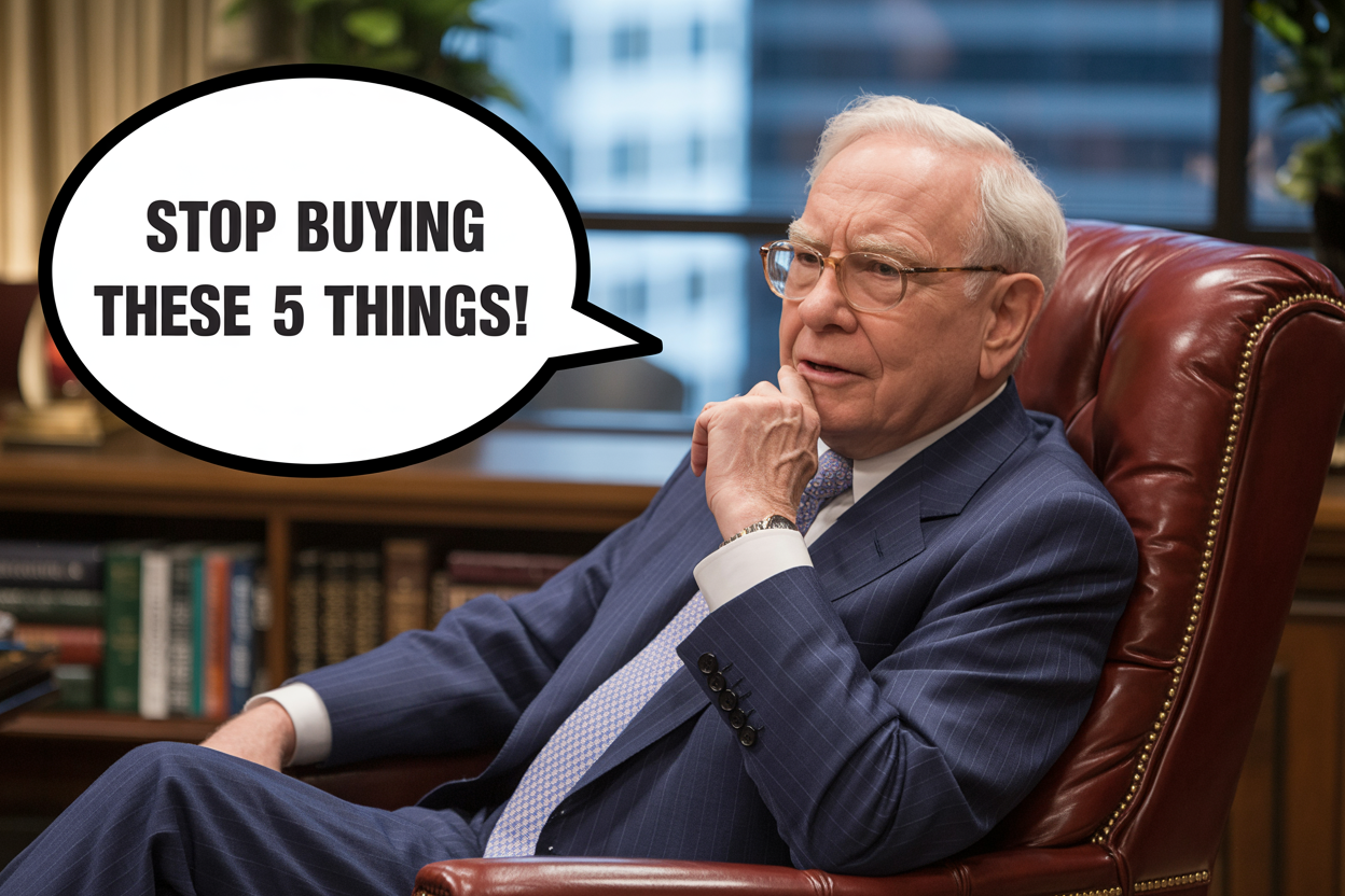 5 Terrible Things The Middle Class Wastes Money On According To Warren Buffett