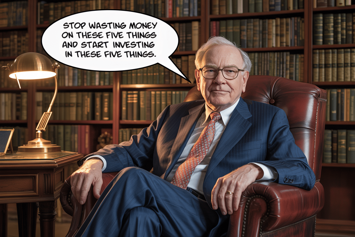 Warren Buffett: 5 Things Poor People Waste Money On Vs. 5 Things Rich People Invest In