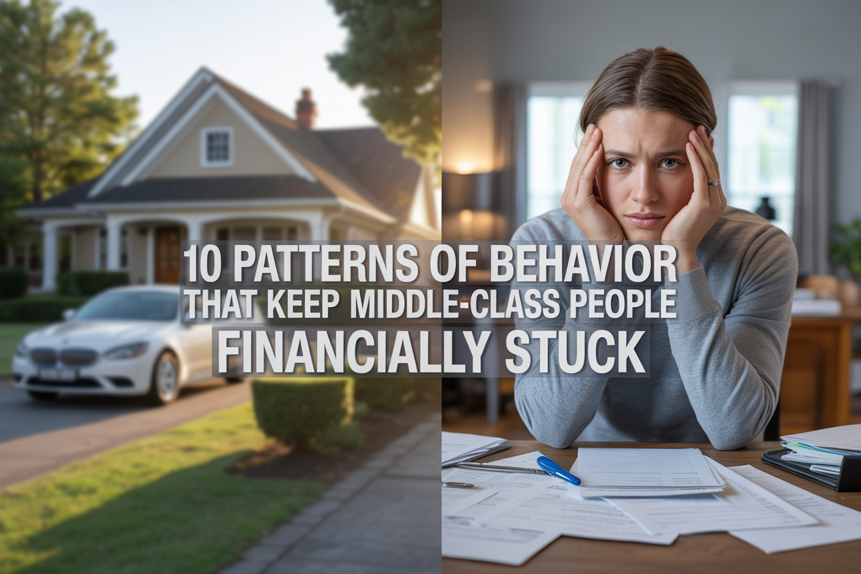Middle-Class People Who Never Move Forward Financially Usually Display These 10 Patterns of Behavior