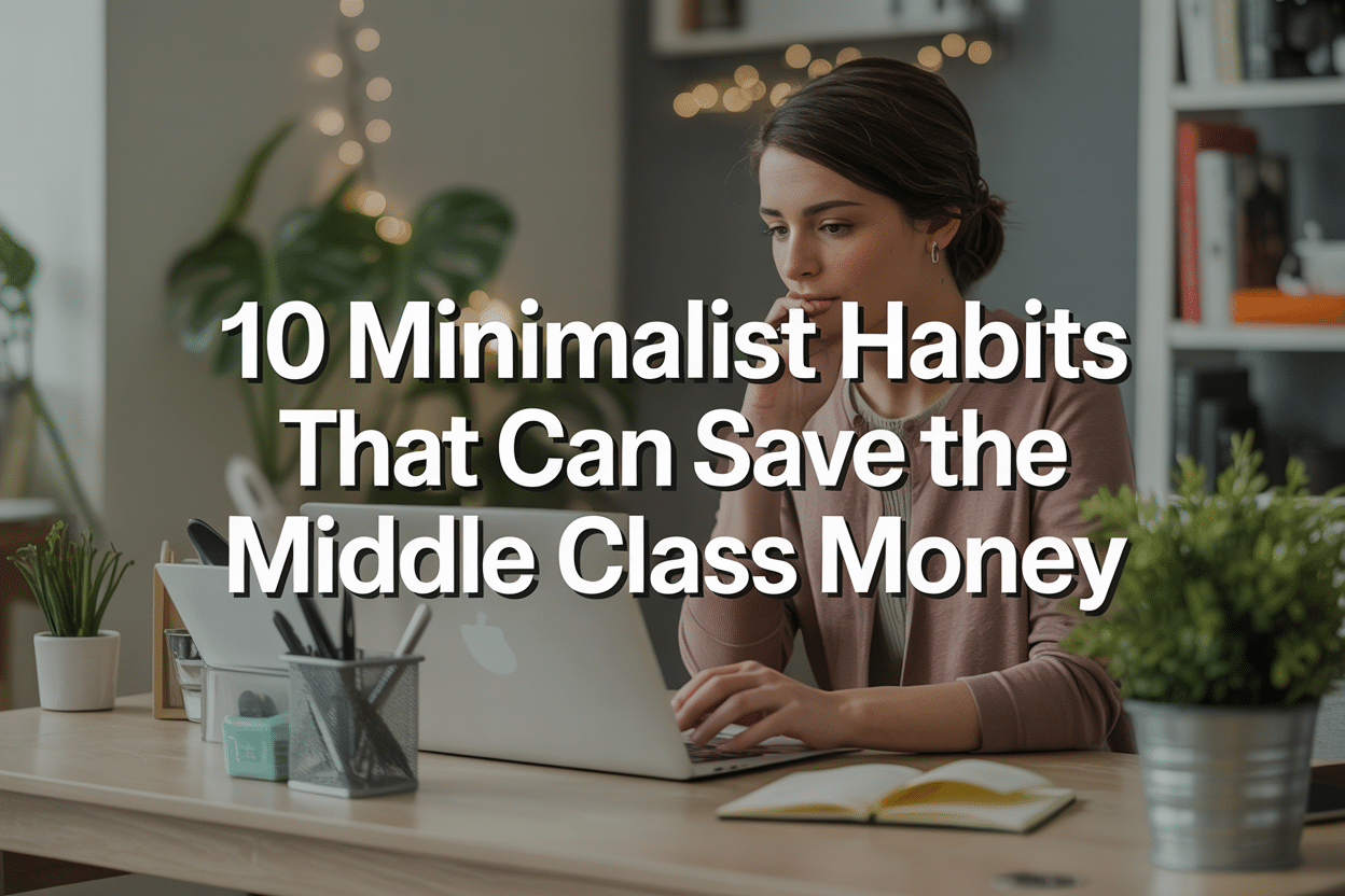 10 Minimalist Habits That Can Save the Middle Class Money
