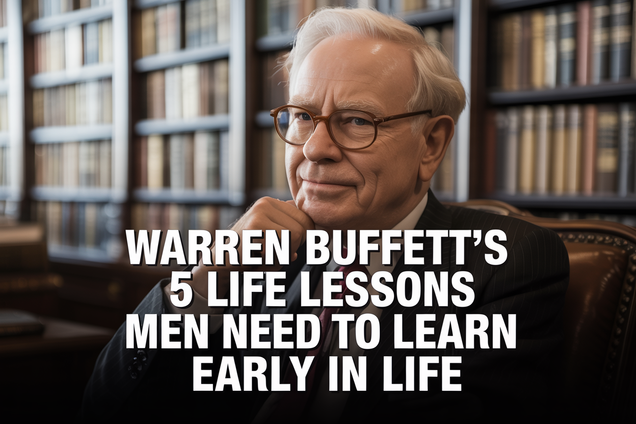 Warren Buffett’s 5 Life Lessons Men Should Learn As Soon As Possible