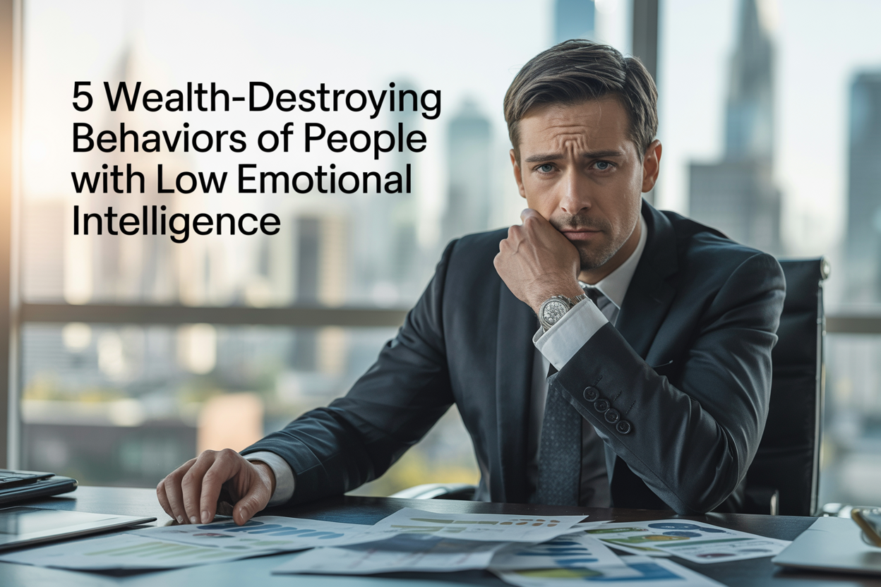People With Low Emotional Intelligence Display These 5 Wealth-Destroying Behaviors (Without Realizing It)
