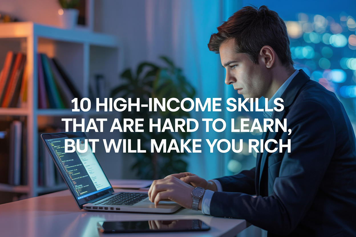 10 High-Income Skills That Are Hard to Learn, But Will Make You Rich