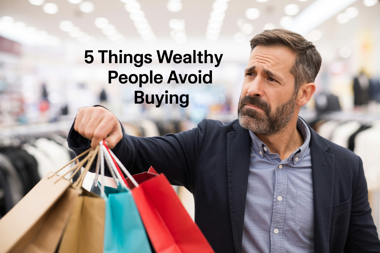 5 Things Wealthy People Avoid Buying