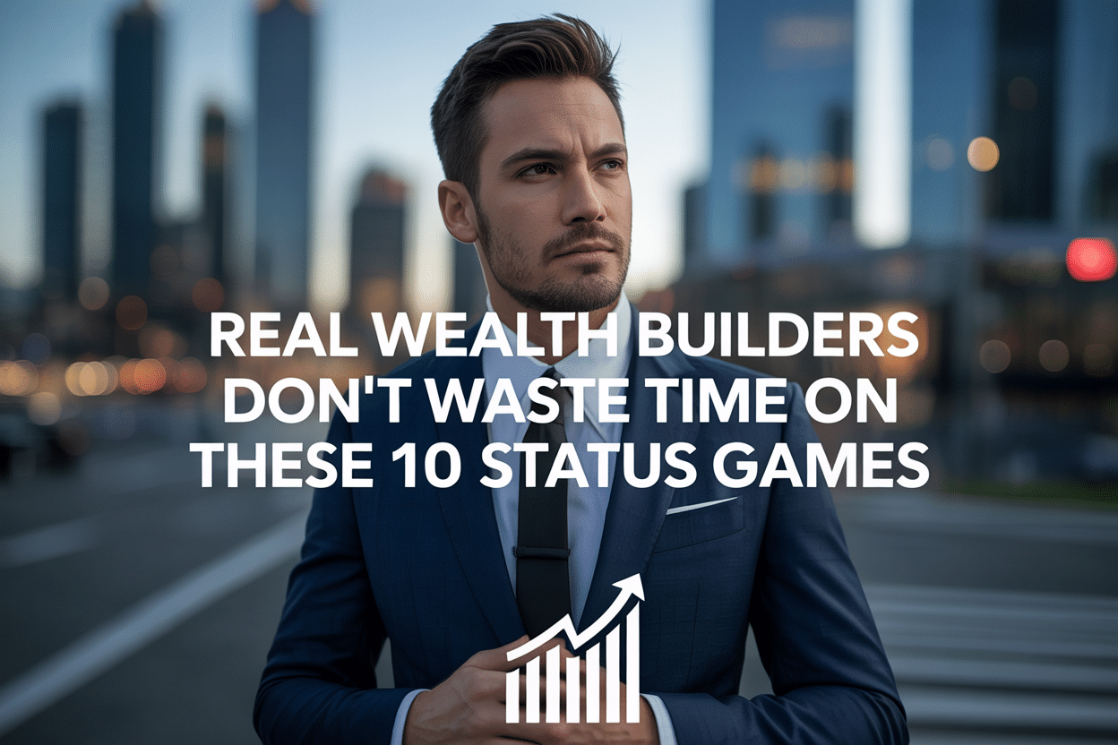 People Who Build Real Wealth Don’t Waste Time on These 10 Status Games