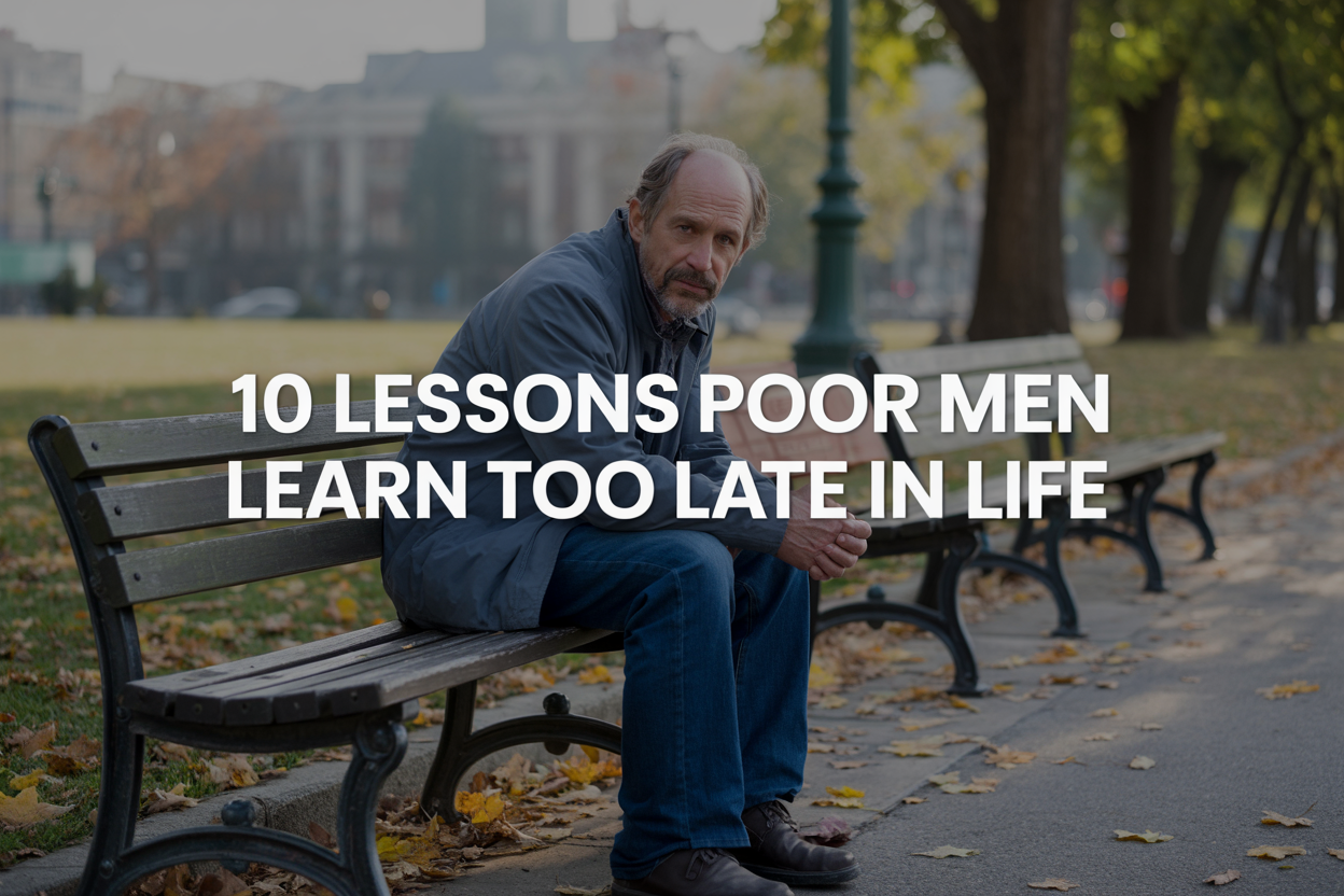 10 Lessons Poor Men Learn Too Late In Life