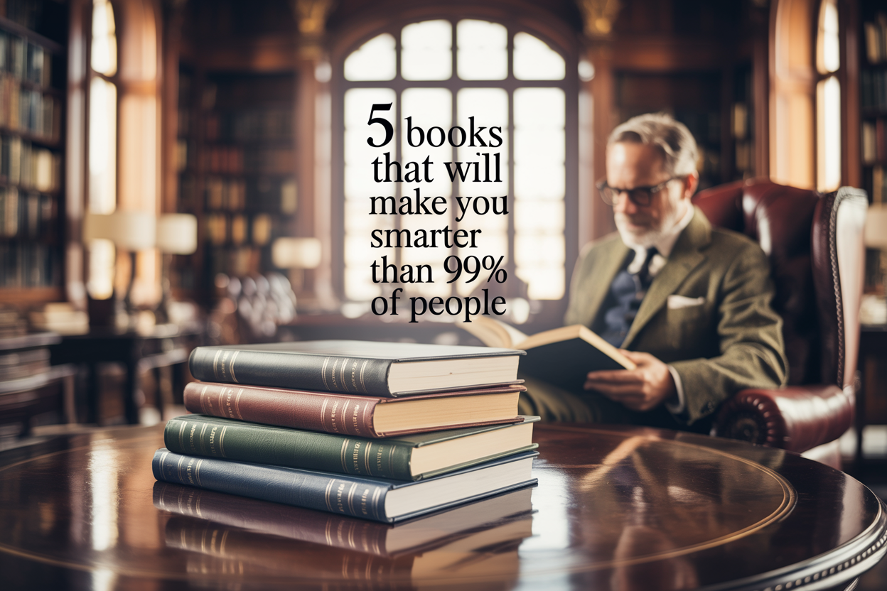 5 Books That Will Make You Smarter Than 99% of People