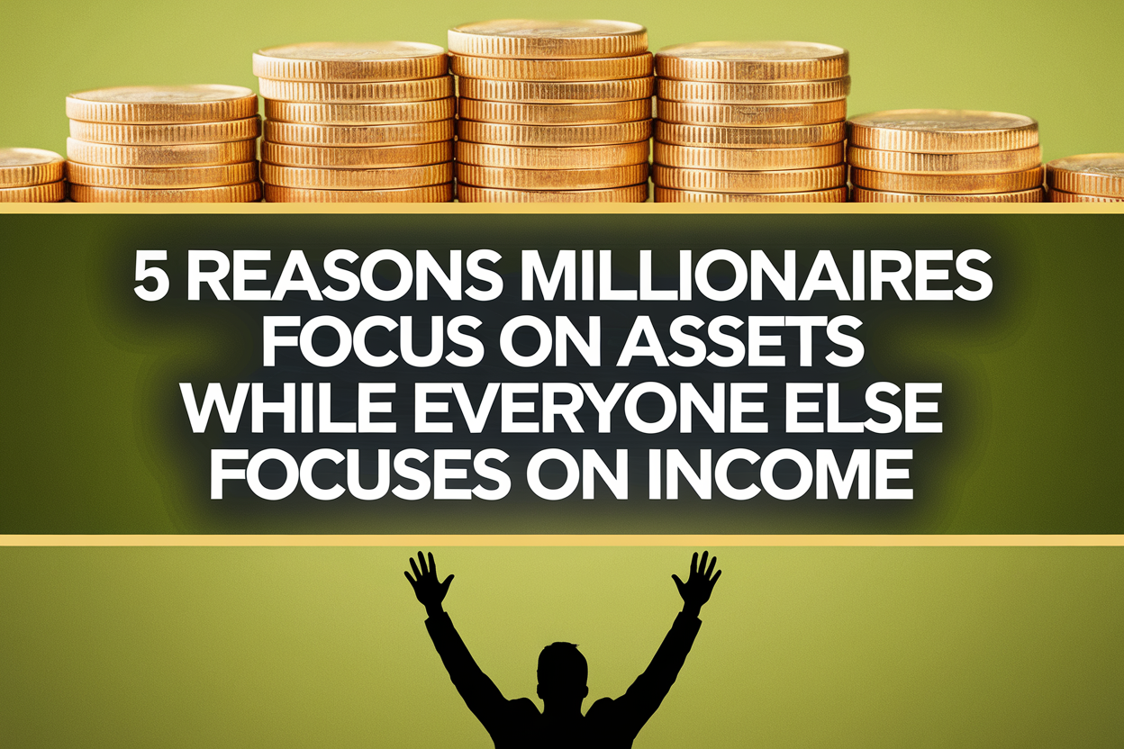 5 Reasons Millionaires Focus on Assets While Everyone Else Focuses on Income
