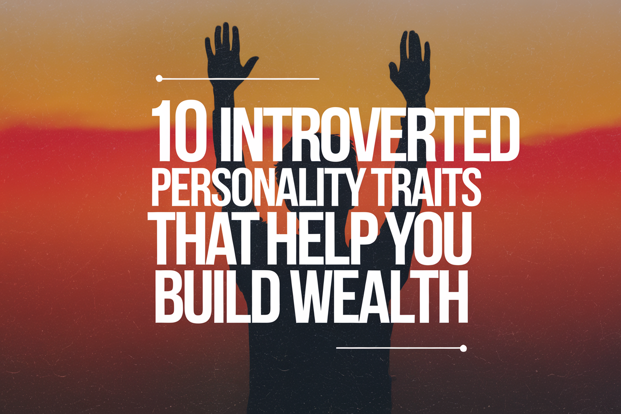 10 Ways an Introverted Personality Can Help You Build Wealth