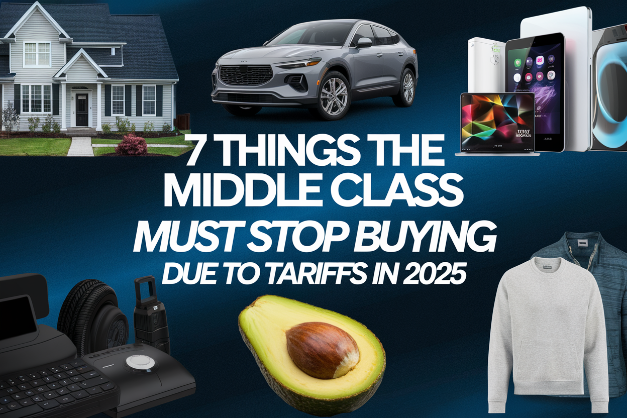 7 Things the Middle Class Must Stop Buying Due to Tariffs in 2025